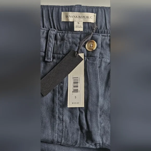 Banana Republic Wide Leg Soma Navy Size Small - Picture 10 of 13